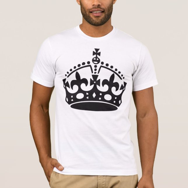 Kunglig brittisk krona tee shirt (Framsida)