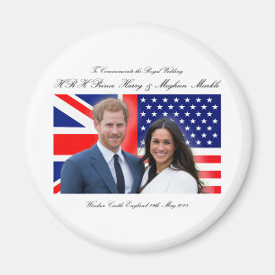 Kunglig bröllopPrince Harry och Meghan Markle Magnet