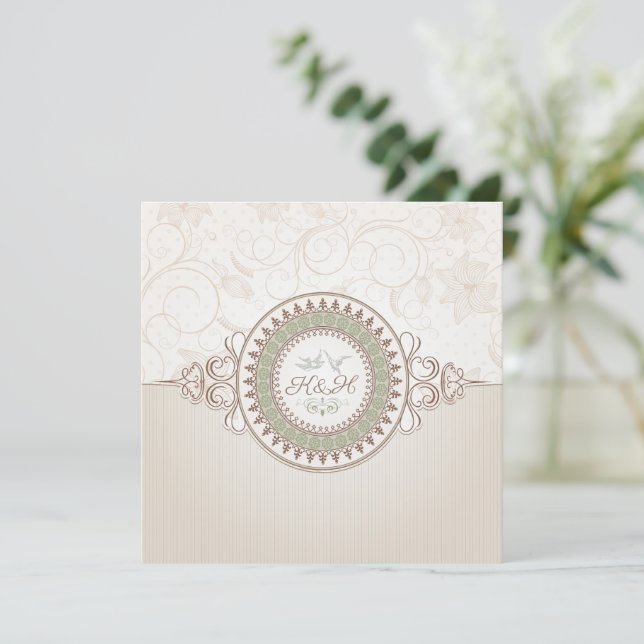 Kunglig bröllopsinbjudan  inbjudningar (Stående Fram)