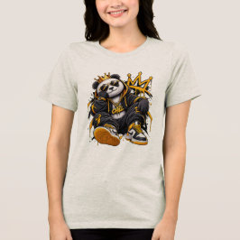 Kunglig Chill Panda – Streetwear Hip Hop Panda T Shirt