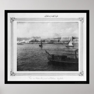 Kunglig Dolmabahce slott Istanbul 1885 Poster