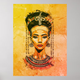 Kunglig drottning av Egypten – Modern neo-faraoisk Poster