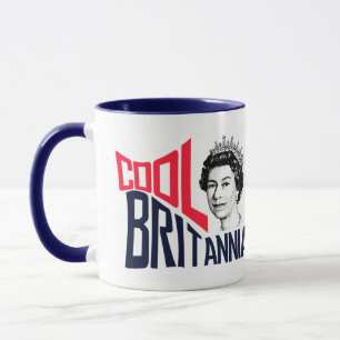 Kunglig drottning Elizabeth för kall vintage Mugg