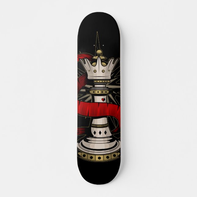 Kunglig Drottning Mini Skateboard Bräda 18,5 Cm (Framsida)