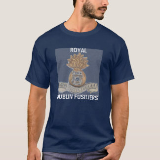 KUNGLIG DUBLIN FUSILIERS marinT-tröja Tee Shirt