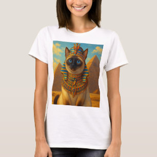 Kunglig egyptisk farao Katt i öken T Shirt