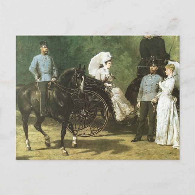 Kunglig familj av Österrike den inklusive Vykort (Framsida)