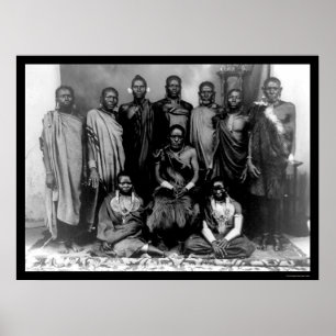 Kunglig familj i Kenya 1909 Poster