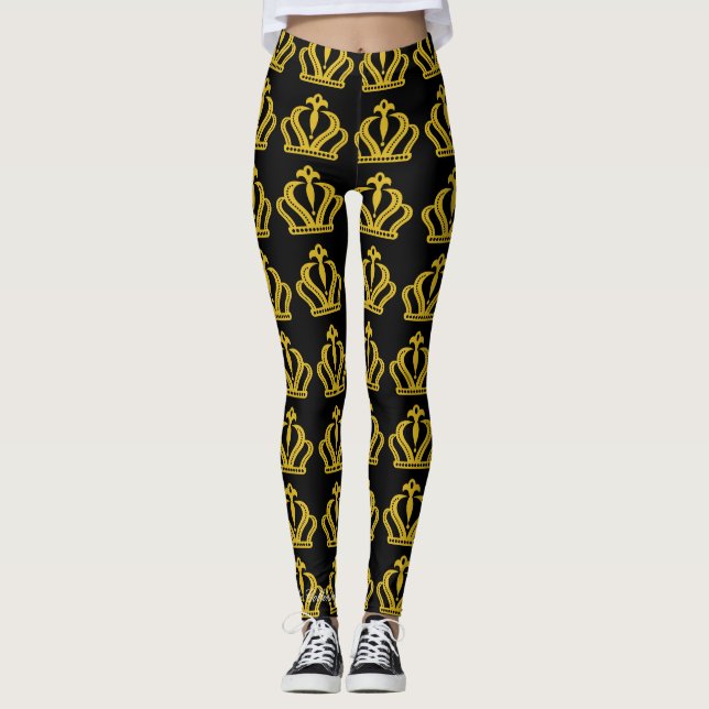 Kunglig familjkronadamasker leggings (Framsida)
