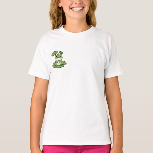 Kunglig Grodfurste Tekop Barn T Shirt (Framsida)