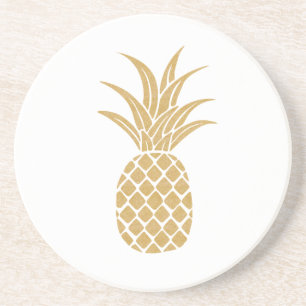 Kunglig Guld Ananas Underlägg