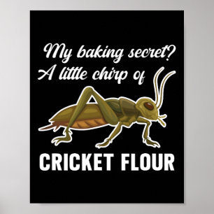 Kunglig Hemlig Cricketmjöl Ätliga Insekter Protein Poster