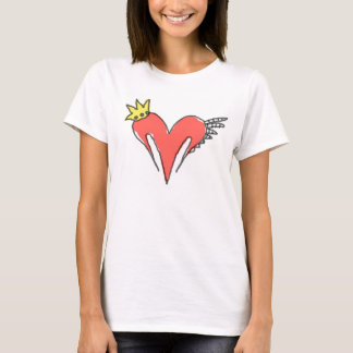 Kunglig hjärta t-shirt