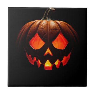 Kunglig Jack-O-Lantern Halloween Keramisk Platta Kakelplatta