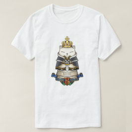 Kunglig katt schack kung pjäs  t shirt