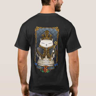 Kunglig katt schack löpare pjäs t shirt