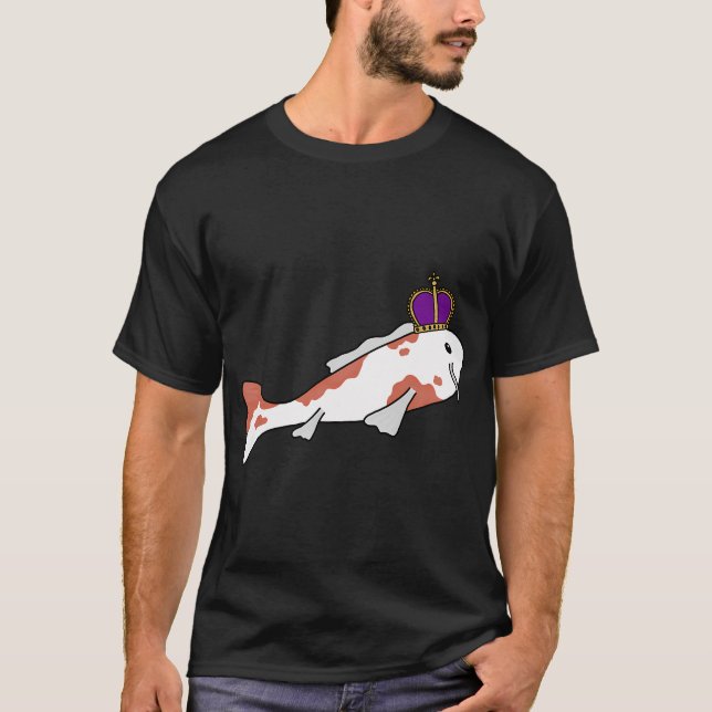 Kunglig Koi Boi T Shirt (Framsida)