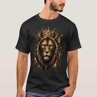 Kunglig Kronad Lejonkraft och Prestige T Shirt