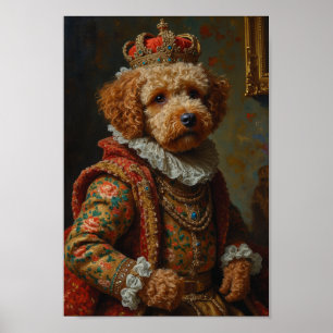Kunglig Lagotto Romagnolo Porträtt Poster