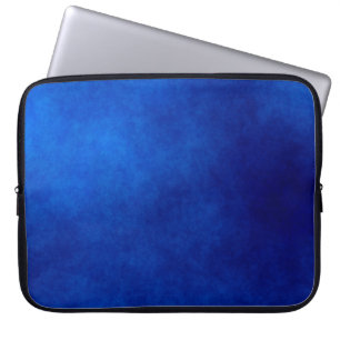 Kunglig laptop sleeve för blåttvattenfärgabstra
