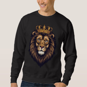 Kunglig Lejonkrona Emblem Lång Ärmad Tröja