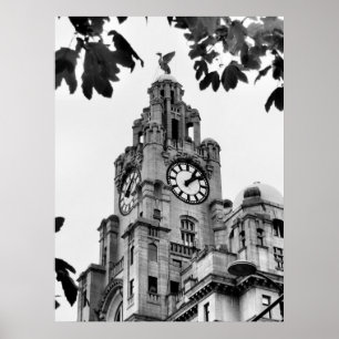 Kunglig lever som bygger Liverpool Poster