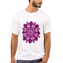 Kunglig Lila Blomma Mandala
