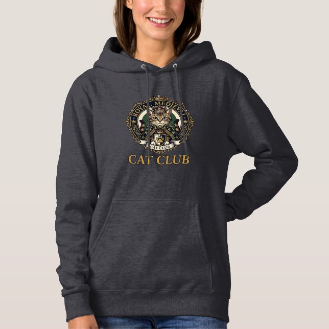 Kunglig medeltida katt kattpappa presentidé - Kung T Shirt (Framsida)