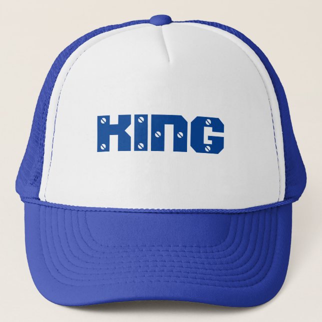 Kunglig mössa med anpassad text för Trucker-hattar Keps (Framsida)