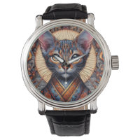 Kunglig Mythiskt utsmyckad fantasifull katt Planne