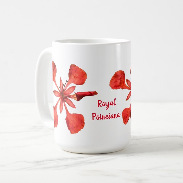 Kunglig Poinciana-mugg Kaffemugg (Framsida vänster)