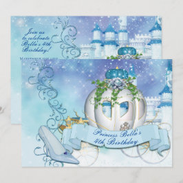 Kunglig Princess Cinderella Inbjudan