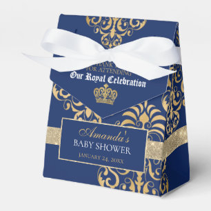Kunglig prins baby shower förmånslåda presentaskar