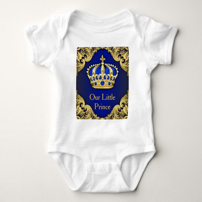 Kunglig Prins Kronprins Baby Pojke Tee Shirt (Framsida)