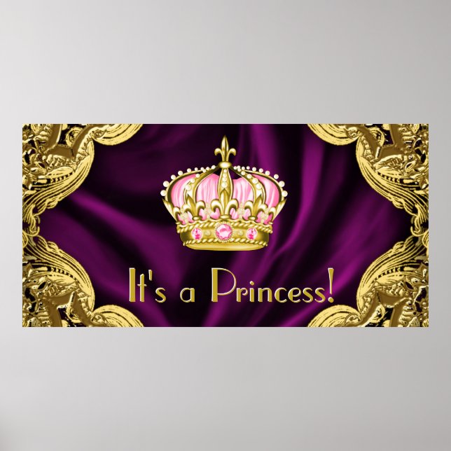 Kunglig Prinsessa Bebisdopp Poster (Framsidan)