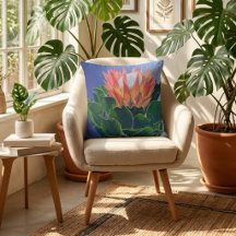 Kunglig Protea | Handmålad blomkonst