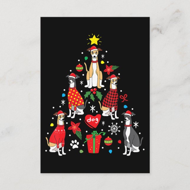 Kunglig prydnad Träd Rolig hund Mamma Pappa Tilläggskort (Framsida)