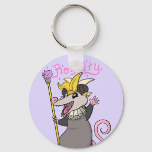 Kunglig pungråtta Keychain Nyckelring