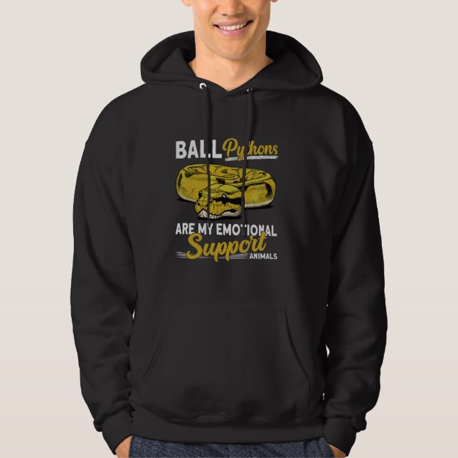 Kunglig Python Inhägnad Älskare Tank Gömma XL Husd Hoodie (Framsida)