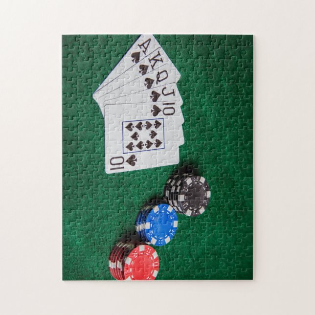 Kunglig raksträckaspolning pussel (Vertikal)