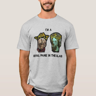 Kunglig ruta i glaset t shirt