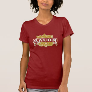 Kunglig skjorta för baconsamhällelogotyp t-shirt