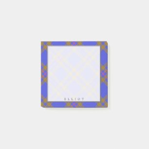 Kunglig skotsk klan Elliot-tartan Post-it Block