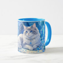 Kunglig Snö Katt Mugg