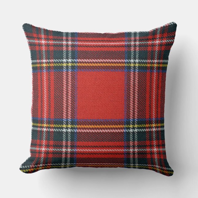 Kunglig Stewart Tartan för Kissen mit Kudde (Framsida)