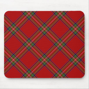 Kunglig Stewart Tartan Mousepad Musmatta