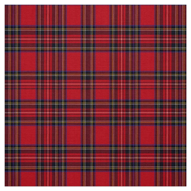 Kunglig Stewart Tartan Tyg (Provkarta)