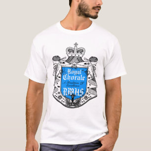 Kunglig svart T-tröja för psalmvapensköld 4B Tee