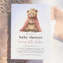 Kunglig Teddybjörn Liten Prinsessa Flickebarnkalas