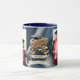"Kunglig triumf: Elite Gold & Navy 2026 Edition" Mugg